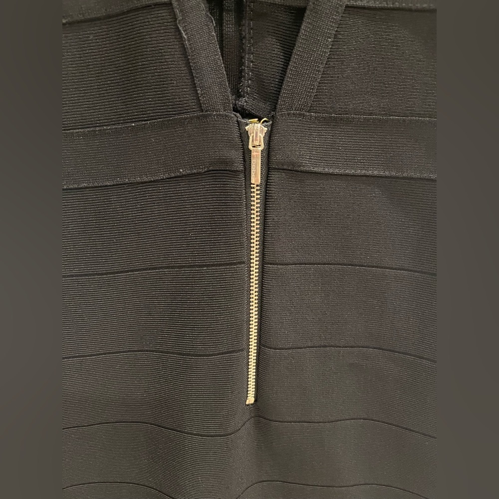 bebe - Black Bandage Bodycon Little Black Dress - Women’s Size XS - Picture 7 of 10